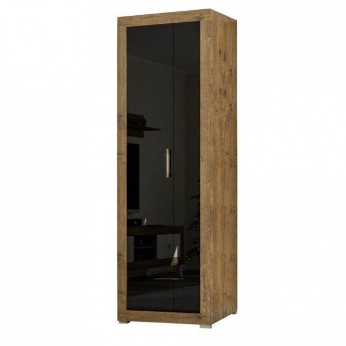 Купить Шкаф Парма 2Д (черный лак) - Мебель Сервис в Хмельницке