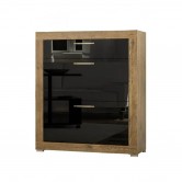 Купить Тумба Парма 900 (черный лак) - Мебель Сервис в Херсоне