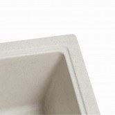 Купить Мойка Solid БРИЗ 460х515 белый (с отверстием под смеситель) искусственный камень  - Solid в Херсоне