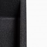 Купити Мийка Solid БРИЗ 460х515 чорний (з отвором під змішувач) штучний камінь - Solid в Житомирі