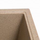 Купити Мийка Solid БРИЗ 460х515 пісок (з отвором під змішувач) штучний камінь - Solid в Житомирі