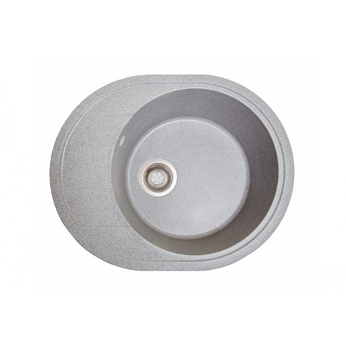 Купить Мойка Solid КОМФИ 580х470 серый  (без отверстия под смеситель) искусственный камень  - Solid в Хмельницке