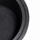 Купити Мийка Solid ЕЛЕГАНТ 770х500 чорний (без отвору під змішувач) штучний камінь - Solid в Житомирі
