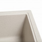  Мойка Solid ГРОСС 600х520 белый (без отверстия под смеситель) искусственный камень  - Solid 