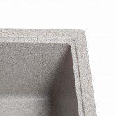 Мойка Solid ГРОСС 600х520 серый (без отверстия под смеситель) искусственный камень  - Solid 