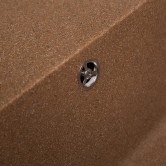 Купити Мийка Solid Гросс 600х520 терракот (без отвору під змішувач) штучний камінь - Solid в Херсоні