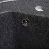Купити Мийка Solid КЛАСІК D510 чорний  (з отвором під змішувач) штучний камінь - Solid в Херсоні