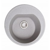 Купить Мойка Solid КЛАССИК D510 серый (с отверстием под смеситель) искусственный камень  - Solid в Виннице