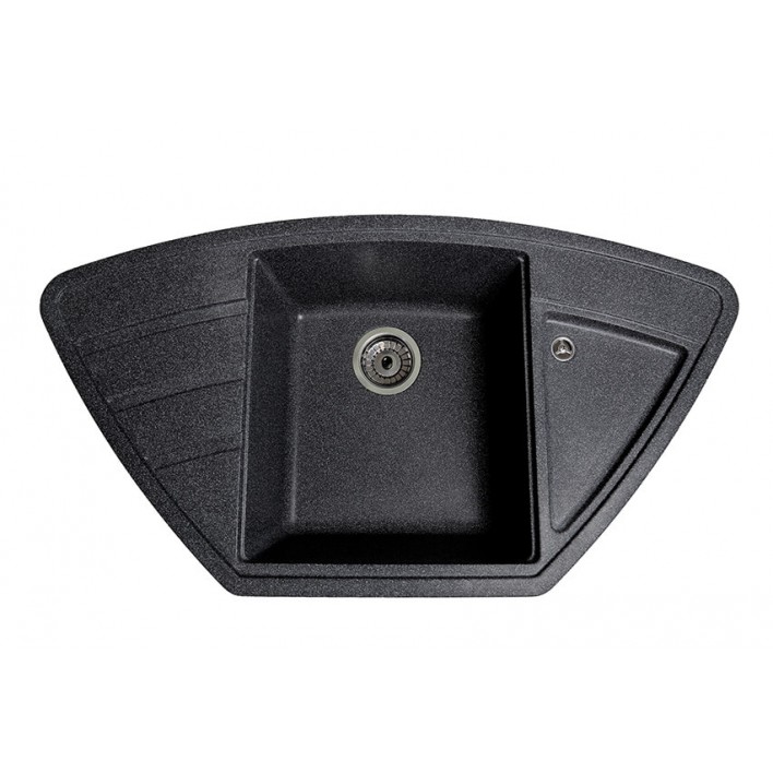 Купити Мийка Solid КРАФТ 980х510 чорний  (без отвору під змішувач) штучний камінь - Solid в Хмельницьку