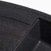 Купити Мийка Solid КРАФТ 980х510 чорний  (без отвору під змішувач) штучний камінь - Solid у Вінниці