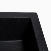 Купити Мийка Solid КВАДРО 780х435 антрацит (без отвору під змішувач) штучний камінь - Solid в Житомирі