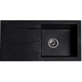 Купити Мийка Solid КВАДРО 780х435 чорний (без отвору під змішувач) штучний камінь - Solid в Житомирі