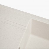 Купити Мийка Solid ОПТІМА 650х510 білий (без отвору під змішувач) штучний камінь - Solid в Житомирі