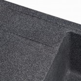 Купити Мийка Solid ОПТІМА 650х510 чорний  (без отвору під змішувач) штучний камінь - Solid в Ізмаїлі