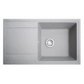 Купить Мойка Solid ТОТАЛ 860х510 серый (без отверстия под смеситель) искусственный камень  - Solid в Херсоне