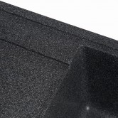 Купити Мийка Solid ТОТАЛ 860х510 чорний (без отвору під змішувач) штучний камінь - Solid в Хмельницьку