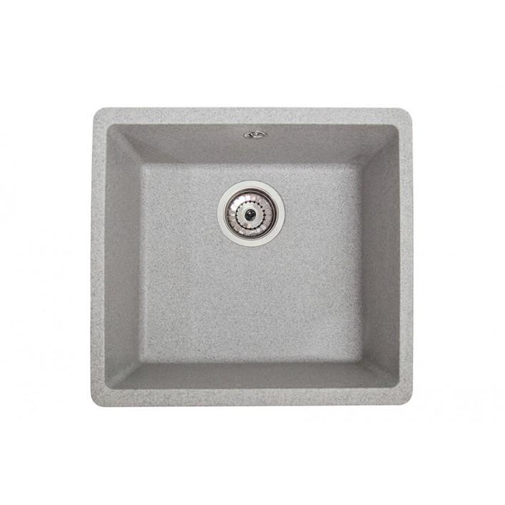 Мойка Solid Вега 440х420 серый  (под столешницу) искусственный камень  - Solid 