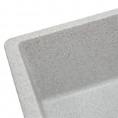 Купити Мийка Solid Вега 440х420 сірий (під стільницю) штучний камінь - Solid в Дніпрі