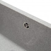 Купити Мийка Solid Вега 440х420 сірий (під стільницю) штучний камінь - Solid 