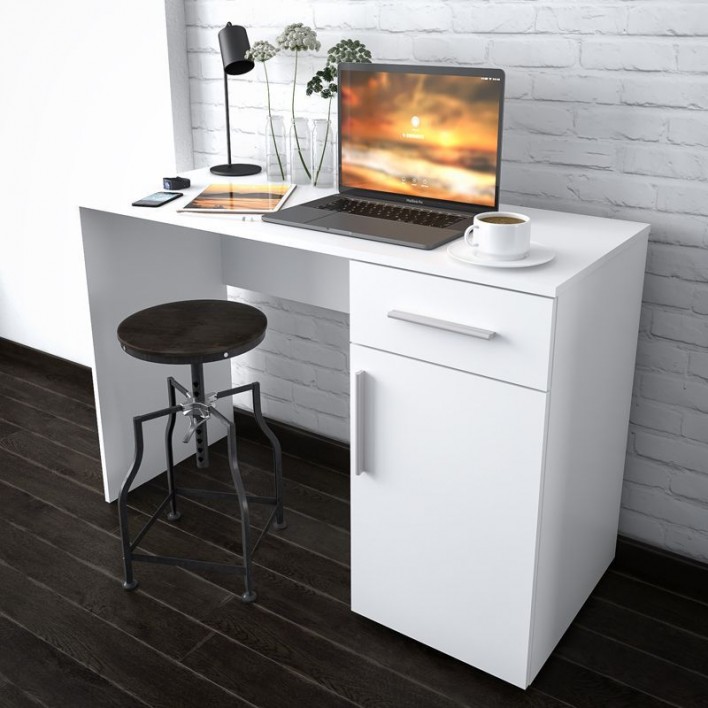 Купити Стіл письмовий ST-0003 білий для офісу та дому - Moreli в Хмельницьку