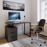 Купити Стіл письмовий MX-0003 антрацит для офісу та дому - Moreli в Херсоні