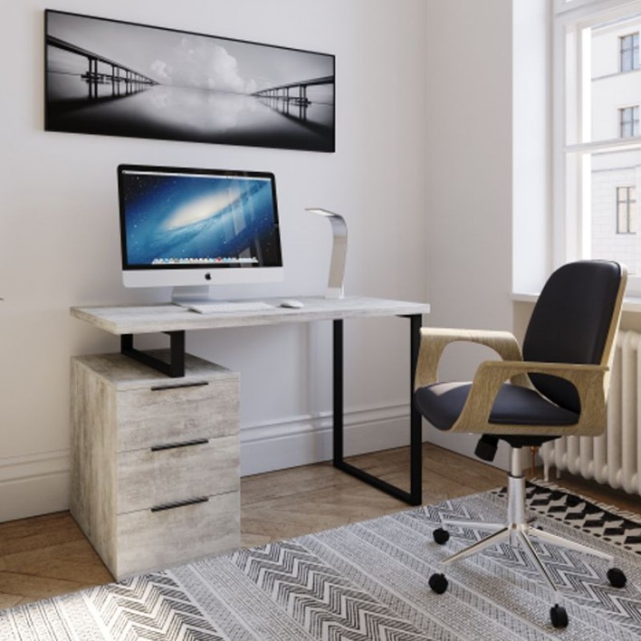 Стол письменный MX-0003 бетон для офиса и дома - фабрики Morelli от производителя по низкой цене