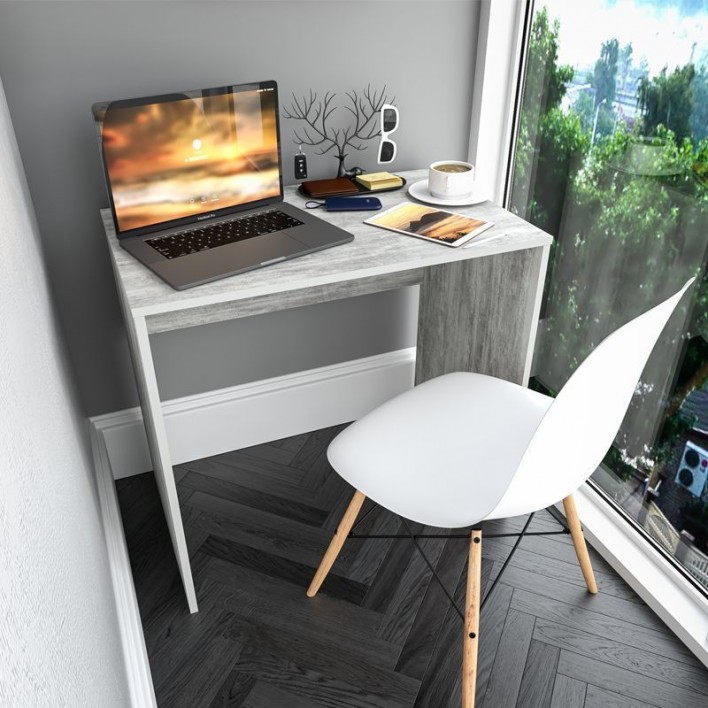 Купити Стіл письмовий SТ-0023 бетон для офісу та дому - Moreli в Херсоні