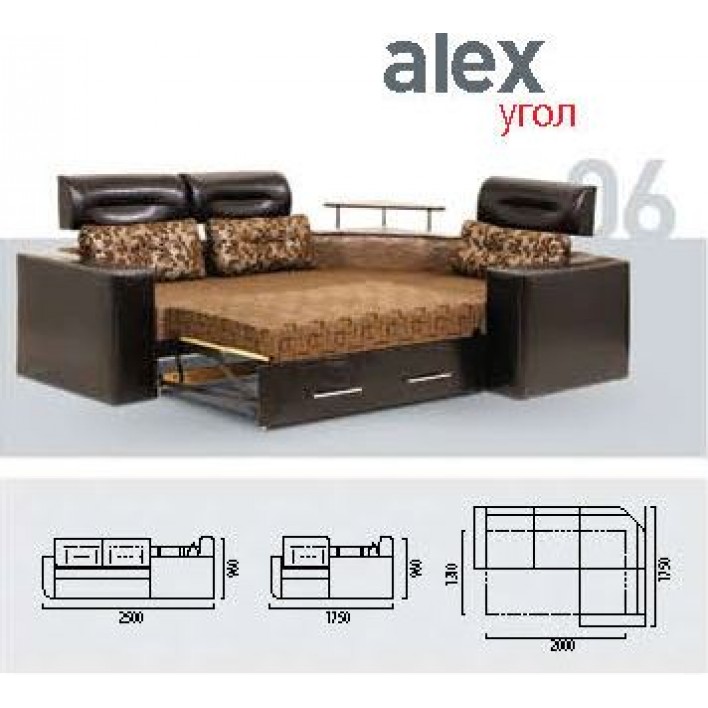 Купить Угловой диван Алекс - Udin в Херсоне