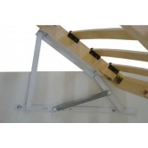 Кровать Соломия 160х200 (Скол дуба белый) с пружинным подъемным механизмом - Неман 