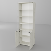  Книжный шкаф Симпл ШКС-700 (Дуб Крафт Белый) - Неман 