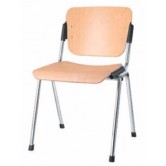 ERA wood chrome офисный стул Новый стиль - Новый стиль 