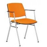 Купити ISIT LUX arm chrome офісний стілець - Новий стиль в Дніпрі
