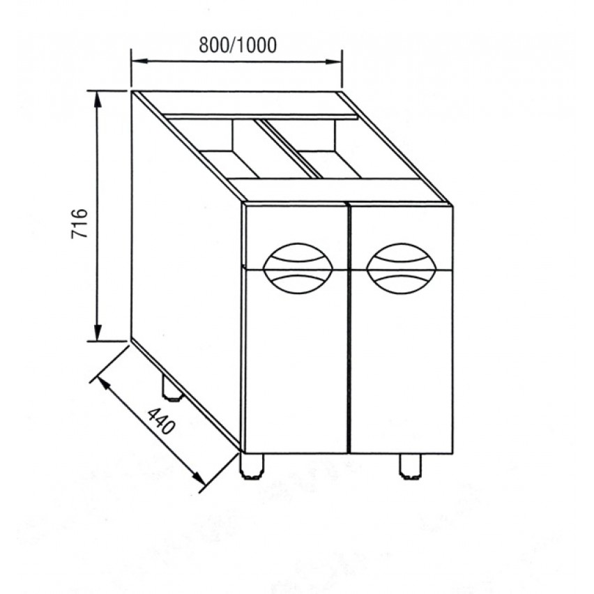 Кухня Адель Люкс Н 100