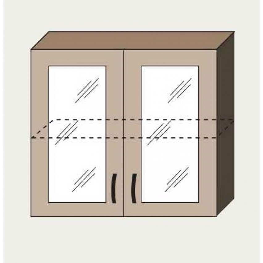  Купити Кухня Марта 80 верх вітрина - Сокме 