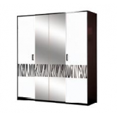 Бася Новая Шкаф 4Д с зеркалом