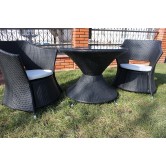 Купити 2 Крісла та стіл зі штучного ротангу А20 -  в Дніпрі