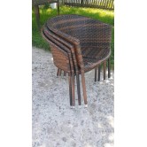 Купити 4 Крісла (Стільці) та стіл зі штучного ротангу B013+B002 -  в Хмельницьку