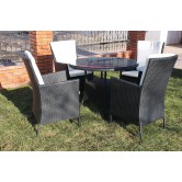Купити 4 Крісла (Стільці) та стіл зі штучного ротангу B045 -  у Вінниці