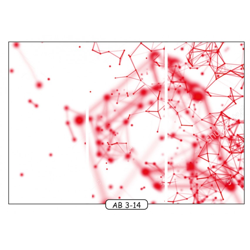 Фотодрук на 3 двері рис.AB-3-14 - Абстракція