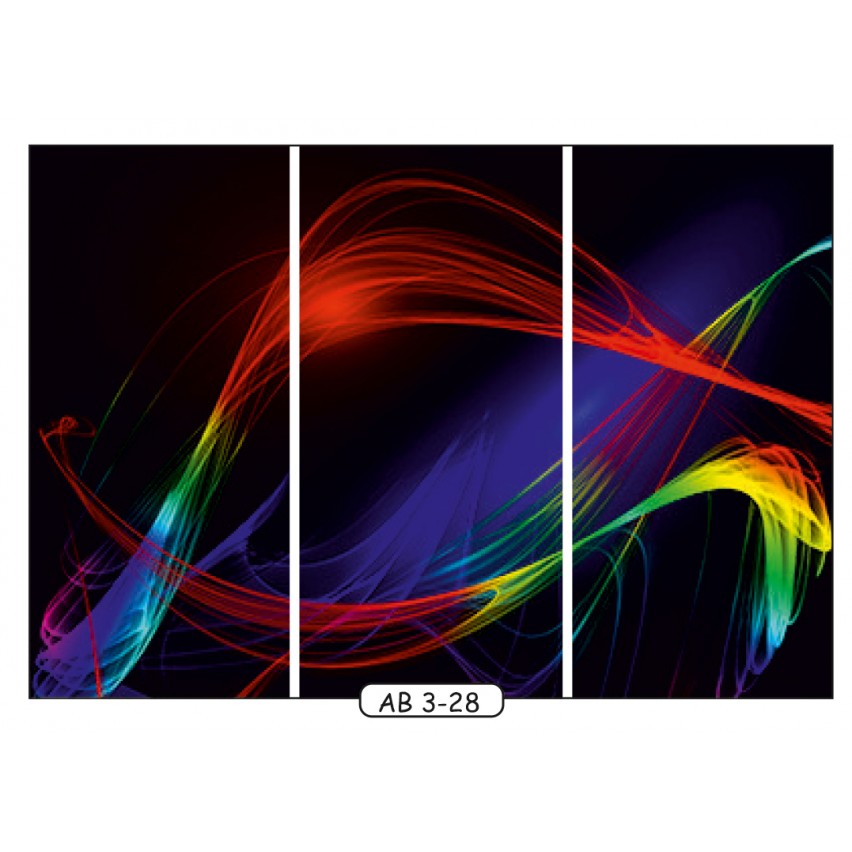 Купить Фотопечать на 3 двери рис.AB-3-28 - Абстракция - Феникс в Житомире