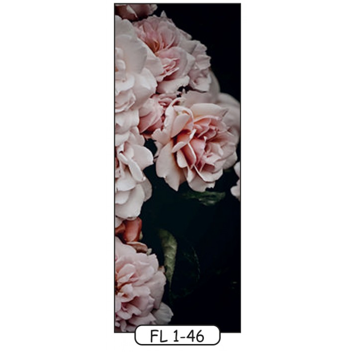Фотодрук на 1 двері рис.FL-1-46 - Квіти