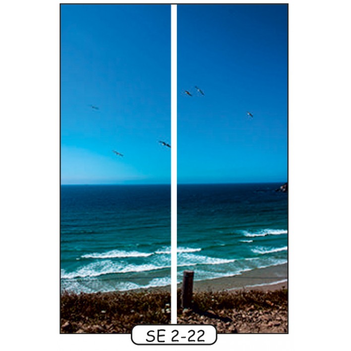 Купити Фотодрук на 2 двері рис.SE-2-22 - Море - Фенікс в Ізмаїлі