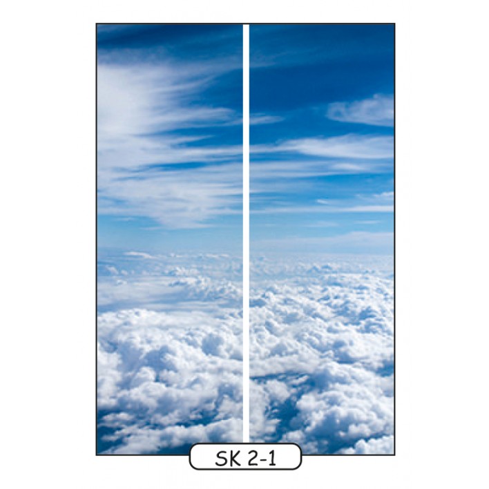 Фотодрук на 2 двері рис.SK-2-1 - Небо
