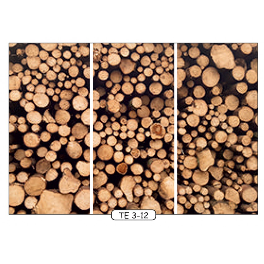 Купити Фотодрук на 3 двері рис.TE-3-12 - Текстури - Фенікс в Харкові