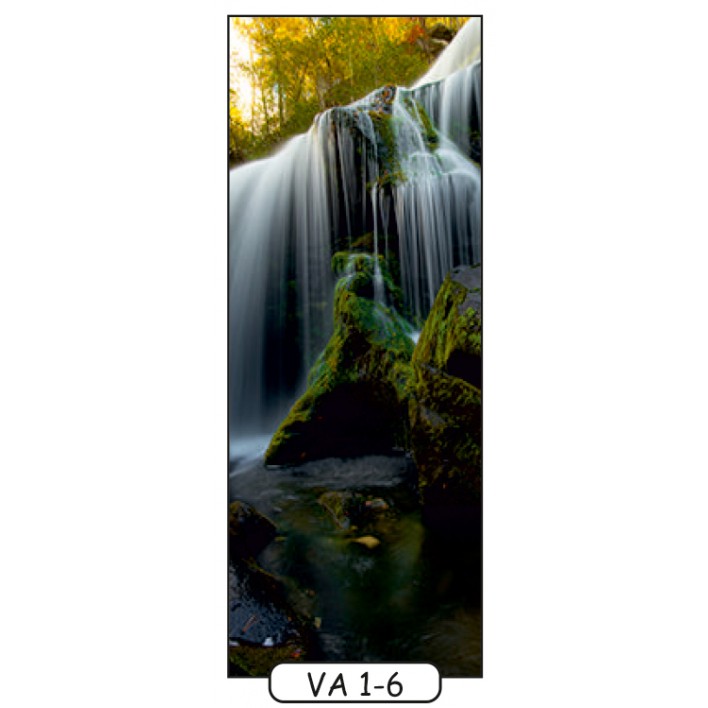  Фотопечать на 1 дверь рис.VA-1-6 - Водопады - Феникс 
