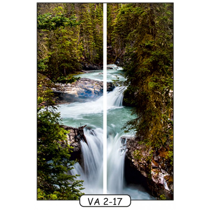 Купить Фотопечать на 2 двери рис.VA-2-17 - Водопады - Феникс в Житомире