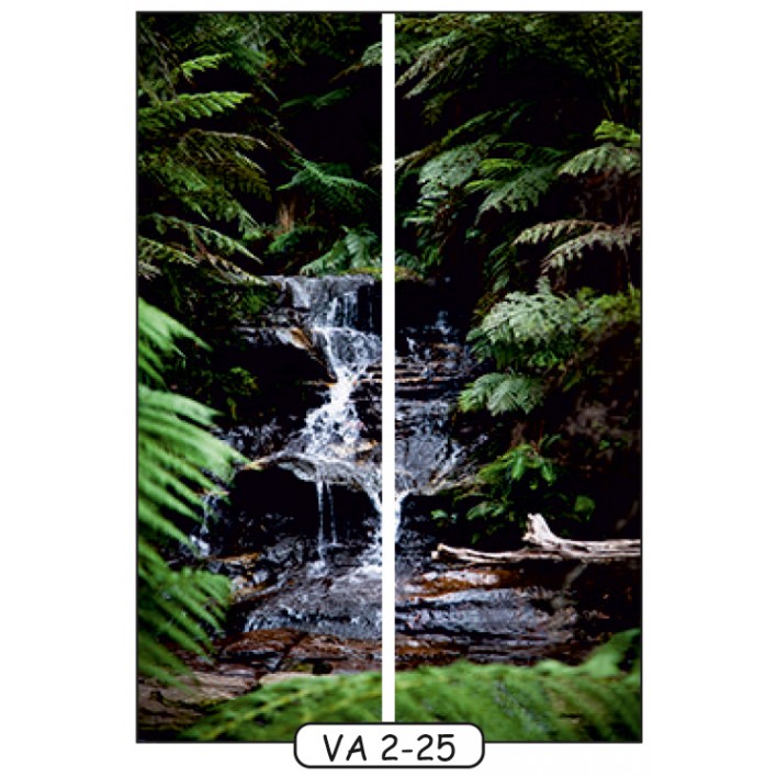  Фотопечать на 2 двери рис.VA-2-25 - Водопады - Феникс 