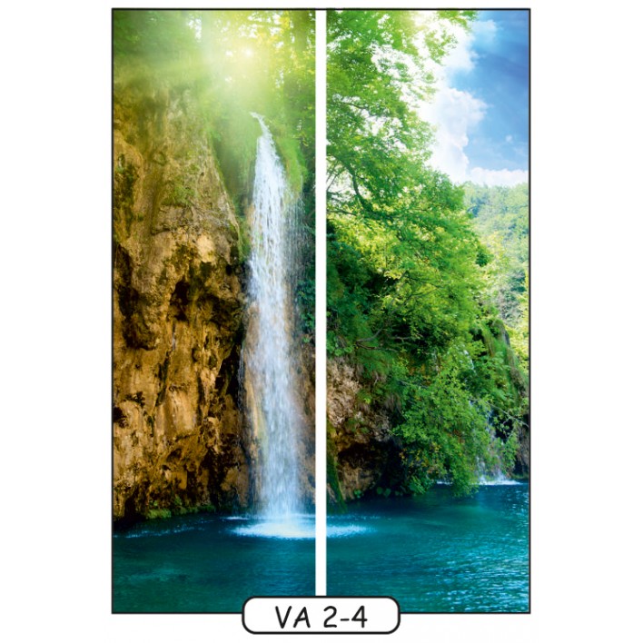 Купить Фотопечать на 2 двери рис.VA-2-4 - Водопады - Феникс в Житомире