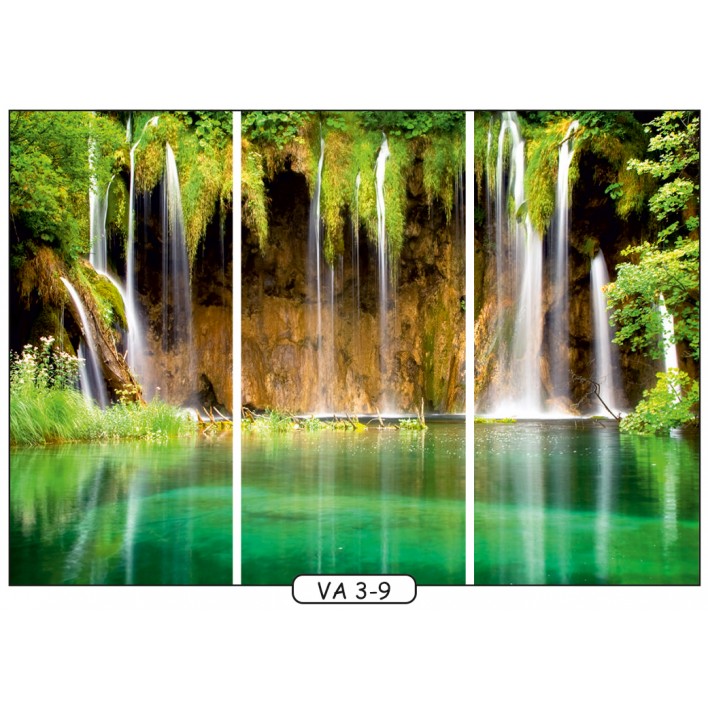 Купить Фотопечать на 3 двери рис.VA-3-9 - Водопады - Феникс в Житомире