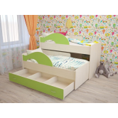 Купити Дитяче Ліжко Саванна двох'ярусне 80x160 - Світ меблів в Житомирі